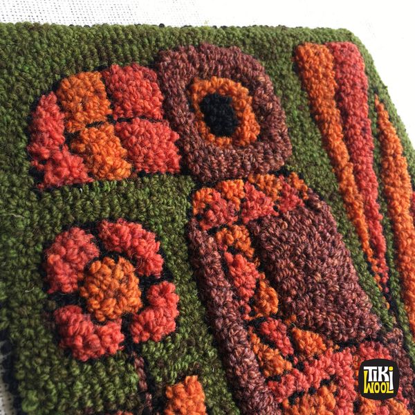 Handmade hooked Rug