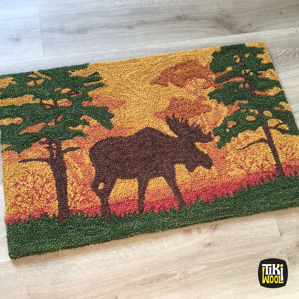 Handmade hooked Rug