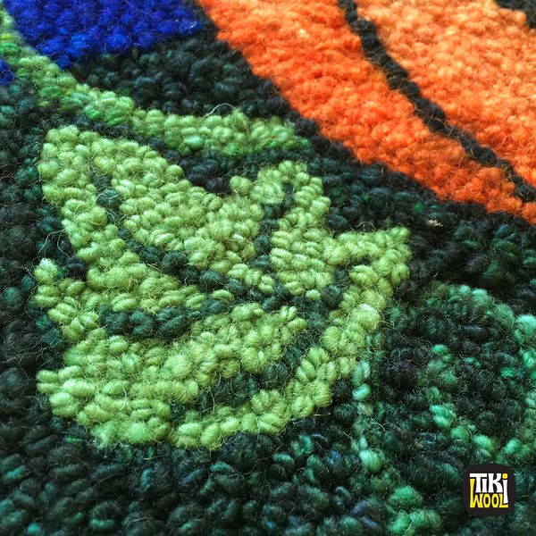 Handmade hooked Rug