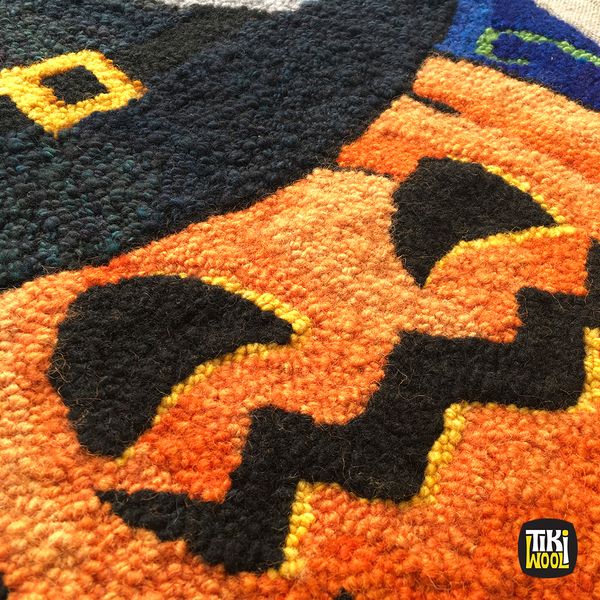 Handmade hooked Rug