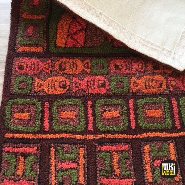 Handmade hooked Rug